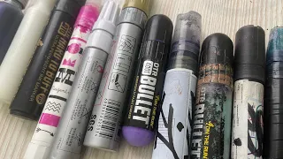 Review on my collection of graffiti staff / All my markers / граффити стафф