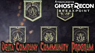 Ghost Recon Breakpoint: Delta Company Community Program 🞔 No Commentary 🞔 Information : News