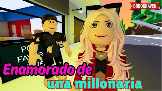 ENAMORADO DE UNA MILLONARIA | Roblox Brookhaven rp | Mini Pelicula - Historia de Roblox