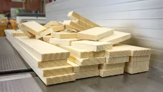 Woodworking. Crafting from Hundreds of Wooden Pieces.