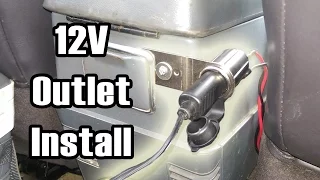 Installing an Auxiliary 12v Outlet