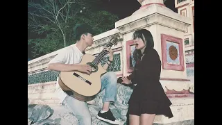 TÀU ANH QUA NÚI - Cover Guitar Cúc ft Hưng