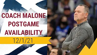 Nuggets Postgame Availability: Coach Malone (12/01/2021)