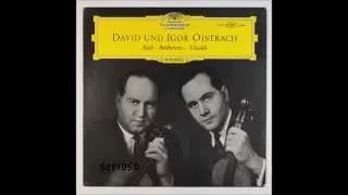Bach, Konzert Für 2 Violinen Und Streichorchester D moll, BWV 1043
