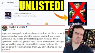 They "Deleted" Injustice 2 Mobile From Play Store Android