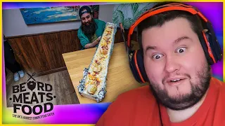 Flats Reacts To MONSTER Mac And Cheese Challenge | Beardmeatsfood