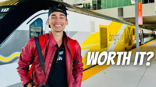 I Rode The NEW Brightline Train From Orlando To My Cruise | Premium & Smart Class Review