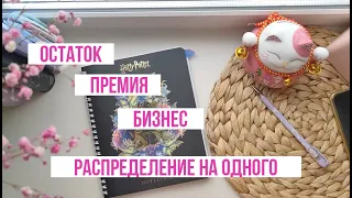 16. Система конвертов /Распределение Май /Бизнес, Премия, Остаток и Приметы