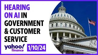 Hearing to examine the use of AI to improve government services and customer service