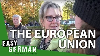 What do Germans think about the European Union? | Easy German 114