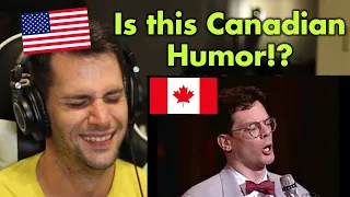 American Reacts to FUNNY Canadian Comedians (with jokes about America + Canada)