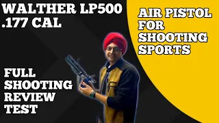 Walther LP500 .177 Cal Air Pistol Shooting Review.