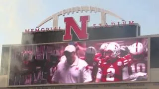 Husker Tunnel Walk vs Miami Sept 2014