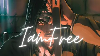 "I AM FREE" AMV Tribute to Eren Yeager, the Hero of "Attack on Titan"