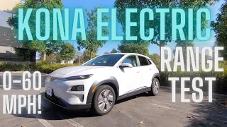Hyundai Kona Electric: 0-60 MPH and Highway Range Test! More Efficient Than A Tesla Model Y?