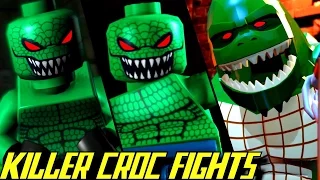 Evolution of Killer Croc Battles in LEGO Batman Games (2008-2017)