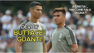 RONALDO insegna a DYBALA la tecnica BUTTACE I GUANTI