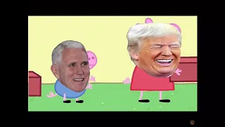 Let’s build a wall Donald Trump Peppa Pig