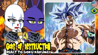 Gods of Destruction React to Goku Kakumei | gacha react |Dragon Ball/Goku 🇺🇲🇧🇷