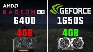 RX 6400 vs GTX 1650 SUPER Test in 8 Games