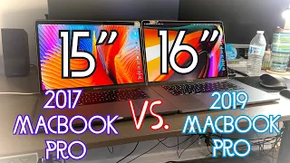 15" 2017 Macbook Pro VS. 16" 2019 Macbook Pro!