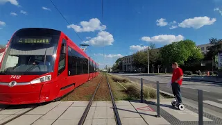 Bratislava Trams - 4K Cabview - Line 4 (Dúbravka - Zlaté Piesky)