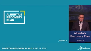 Premier Kenney and Minister Toews news conference - June 29, 2020