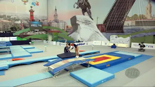 HOWARD Paige (USA) - 2018 Trampoline Worlds, St. Petersburg (RUS) - Qualification Double Mini R2