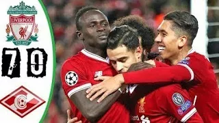 Liverpool vs spartak moskva 7-0 ● All goals & highlights ● 6/12/17 ● HD ●