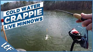 🎣 How to catch Winter Crappie using live minnows!