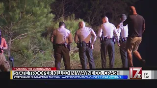 NC State Highway Patrol community mourns death of trooper in Wayne County crash