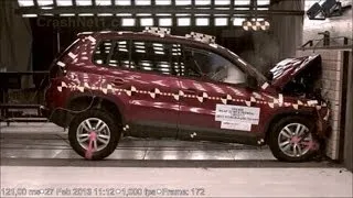 2013 VW Tiguan | Frontal Crash Test by NHTSA | CrashNet1