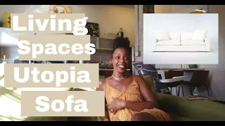 Living Spaces Utopia Sofa Review | RH Cloud Couch Dupe