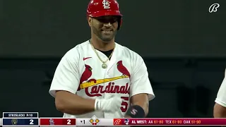 Albert Pujols BLOOPS an RBI-Single to Give the Cardinals the Lead!! 🔥 HUGE Ovation from Fans!!