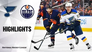 Эдмонтон - Сент-Луис / NHL Highlights | Blues @ Oilers 1/31/20