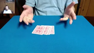 Card Magic Improvisation - (Short Four Card Improv) | Sleight of Hand Magic