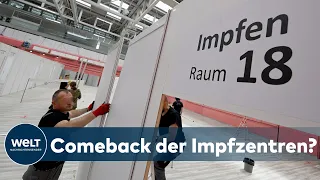 HÜ UND HOTT BEIM IMPFEN: Spahn fordert Länder zur Wiedereröffnung von Impfzentren auf | WELT Thema