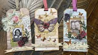 Tag Tuesday - Episode 18 - Tim Holtz Vault Boutique Tags