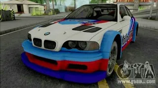 Share Mods Car BMW M3 GTR E46 NFSMW 5-1-0 For Gta Sa Android