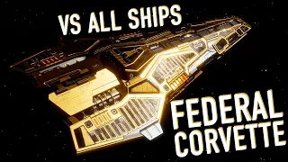 ЭЛИТНЫЙ ОБЗОР FEDERAL CORVETTE ПРОТИВ ВСЕХ КОРАБЛЕЙ В ПВП Elite Dangerous