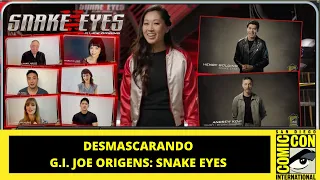 Desmascarando G.I. Joe Origens: Snake Eyes com Elenco e MAIS | Comic-Con @ Home 2021 (Legendado)