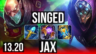 SINGED vs JAX (TOP) | 2.3M mastery, 700+ games, 6/3/17 | KR Diamond | 13.20