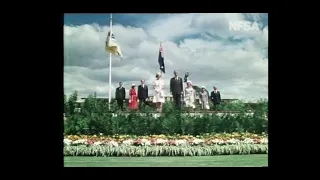 HD God Save the Queen - National Anthem of the Commonwealth of Australia played in Melbourne (1977)