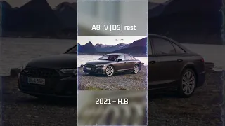 Как изменилась AUDI A8 | ЭВОЛЮЦИЯ АУДИ А8 #audi #a8 #ауди #car