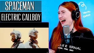 Electric Callboy... Spaceman | Vocal Coach Reaction/Analysis/having way too much of a good time...