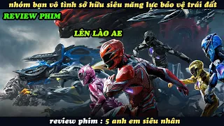 🎬REVIEW PHIM :Nhóm bạn vô tình sỡ hữu năng lực siêu nhiêu bảo vệ trái đất || Power Rangers (2017)