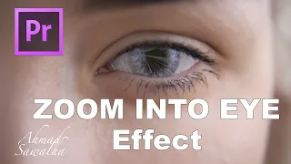 طريقة احترافية لعمل زووم العين في أدوبي بريمير | Zoom Into Eye Effect In Adobe Premiere