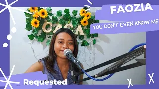 You Don't Even Know Me - Faouzia (Cover Indonesia Cahya Ningrum)