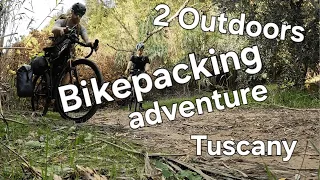 Bikepacking and wildcamping in Tuscany Italy | 2 Outdoors | English Subtitles