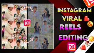 Instagram trending three layer status video Editing | Instagram Trending Reels Video Editing 💖